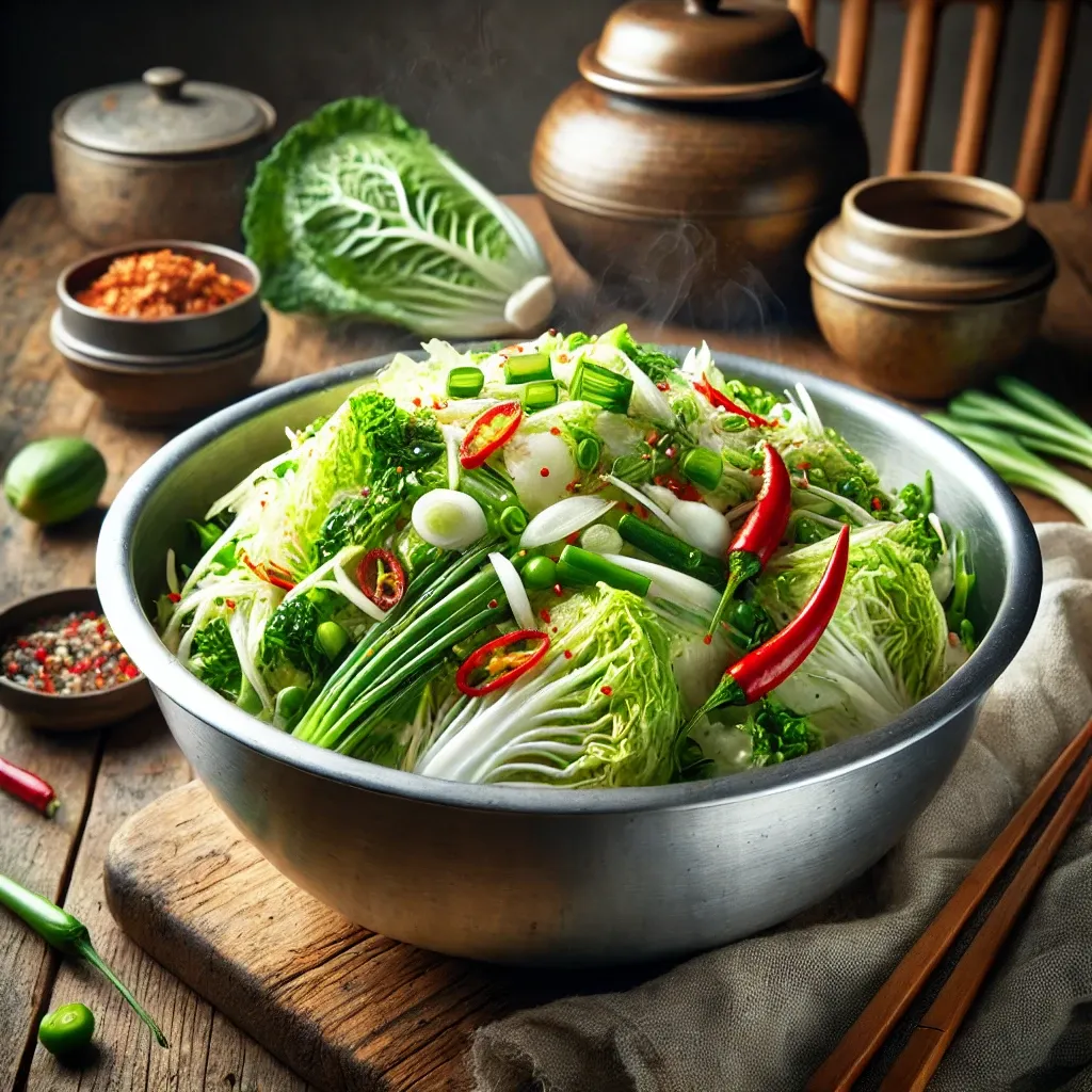 칼국수집 겉절이 맛있게 담그는법