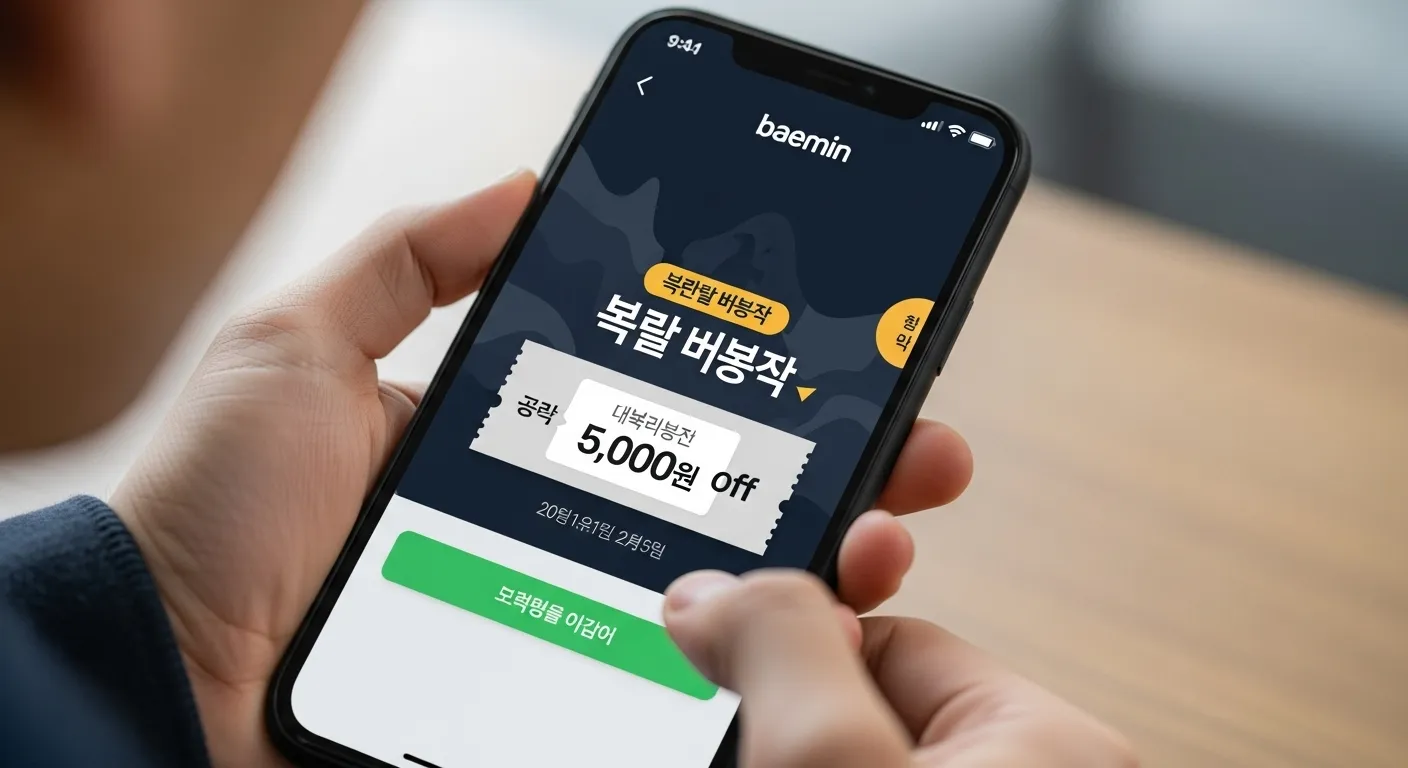 복날 배민 할인쿠폰