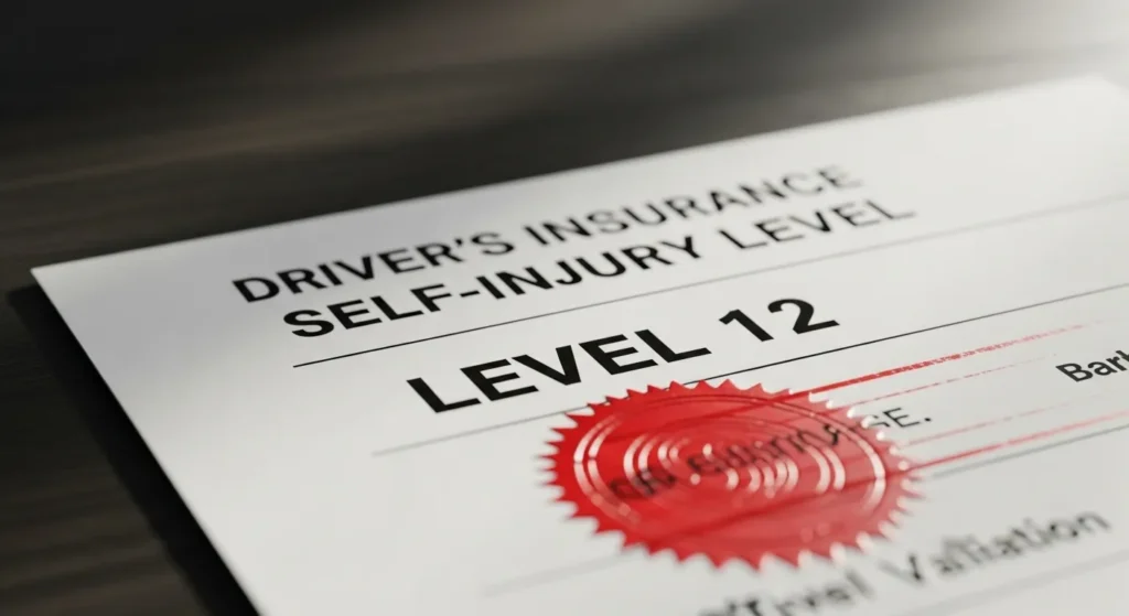 운전자보험 자부상 12급